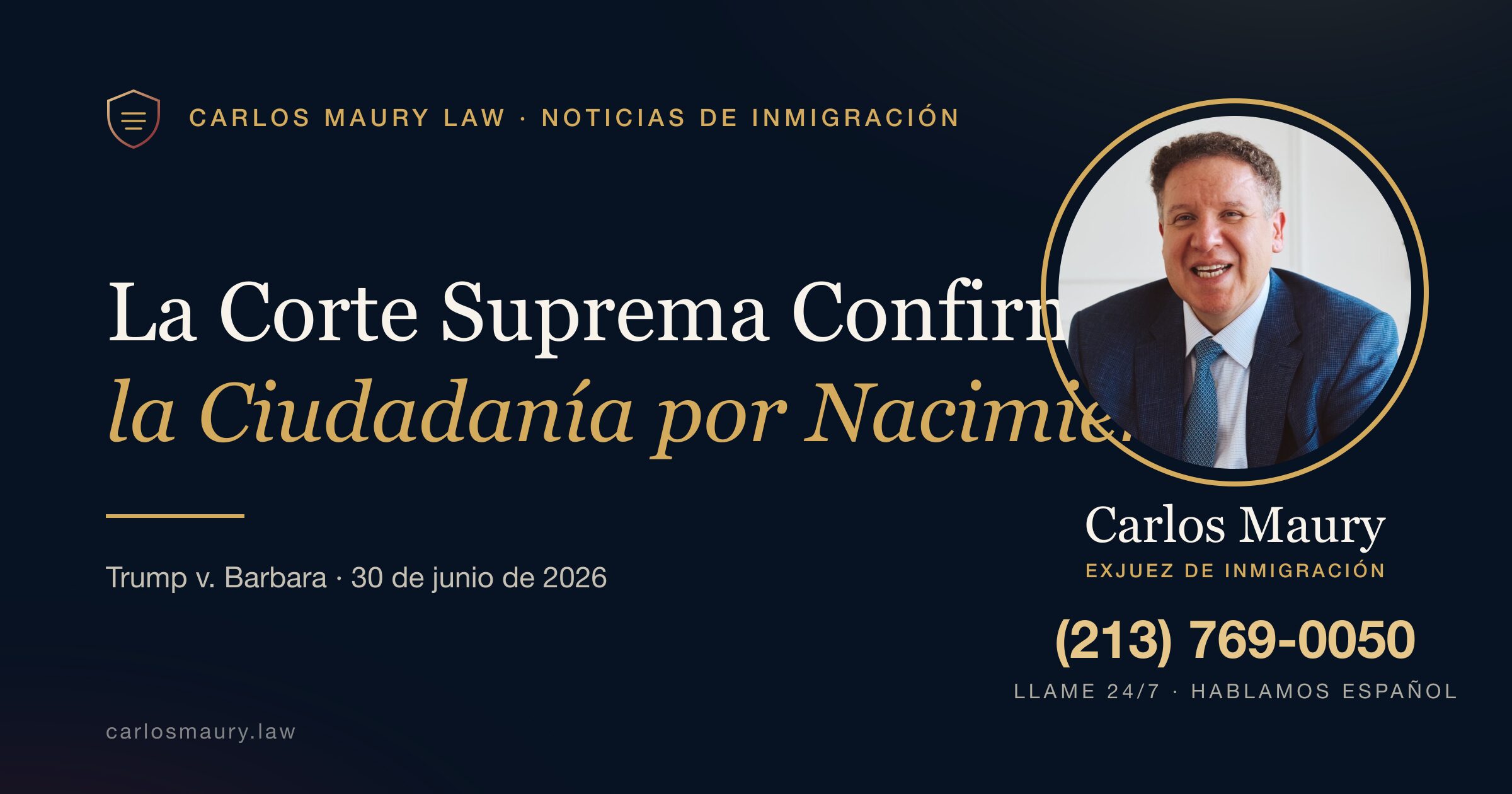 La Corte Suprema anula la orden de Trump sobre la ciudadanía por nacimiento