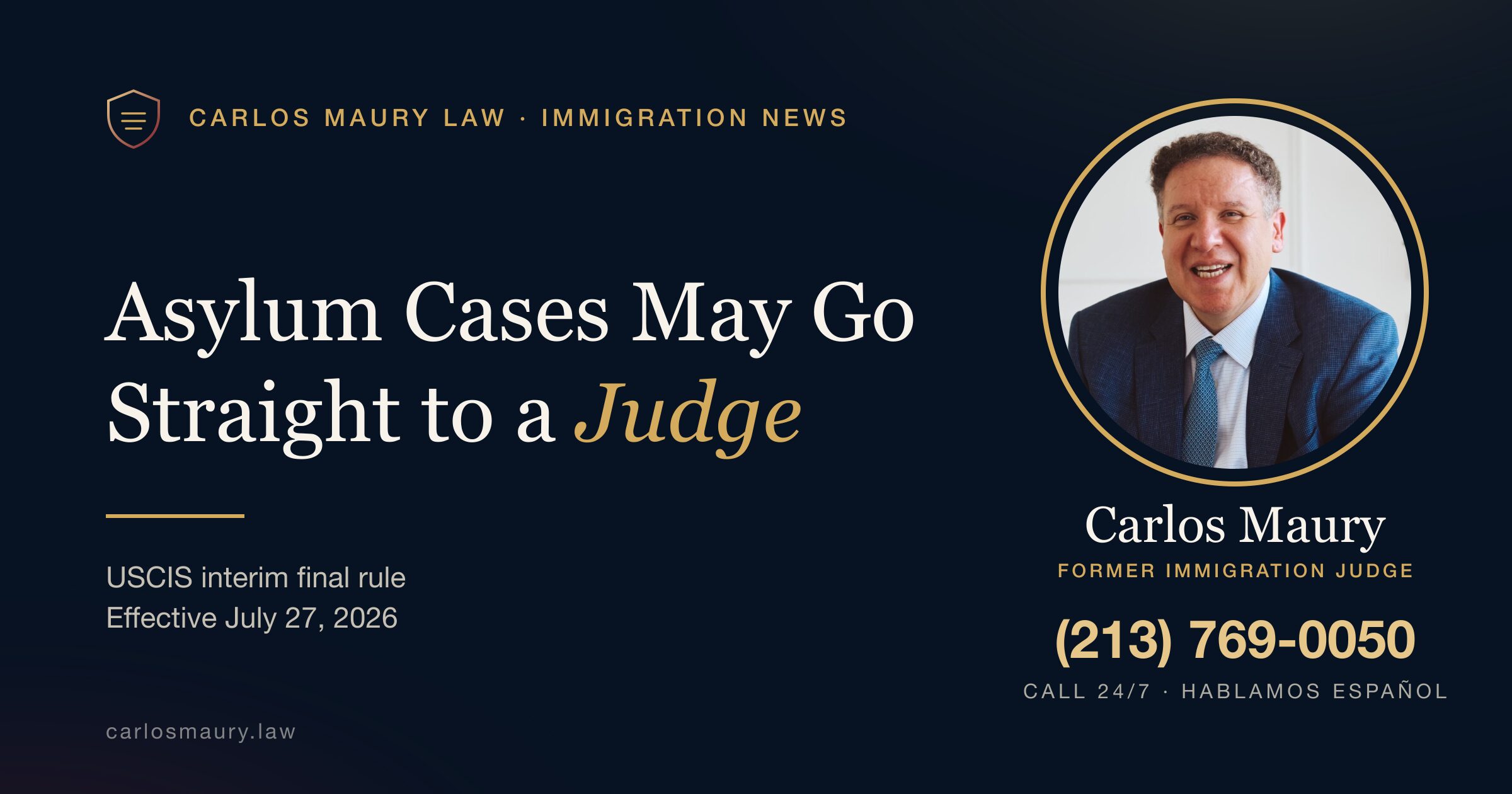 USCIS Ya Puede Enviar Casos de Asilo a un Juez Sin Entrevista